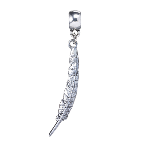 Pendentif Charm Plume Doré – Avec Pierres Précieuses, Pour Colliers Et Bracelets | Cadeau Fête Des Mères, Anniversaire