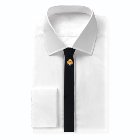 Cravate Deluxe Poudlard avec pin's