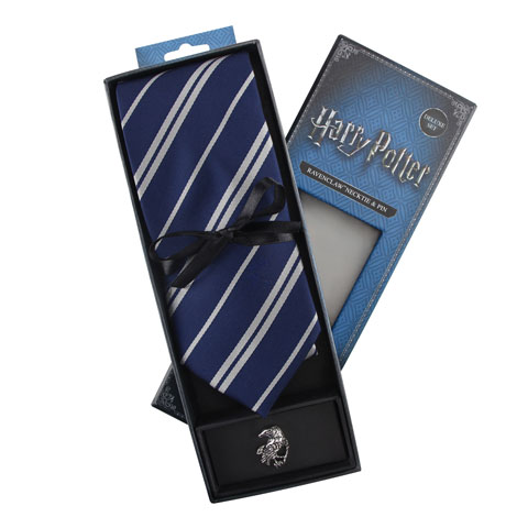 Cravate Deluxe serdaigle avec pin’s