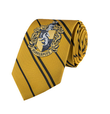 Cravate Poufsouffle - Logo tissé