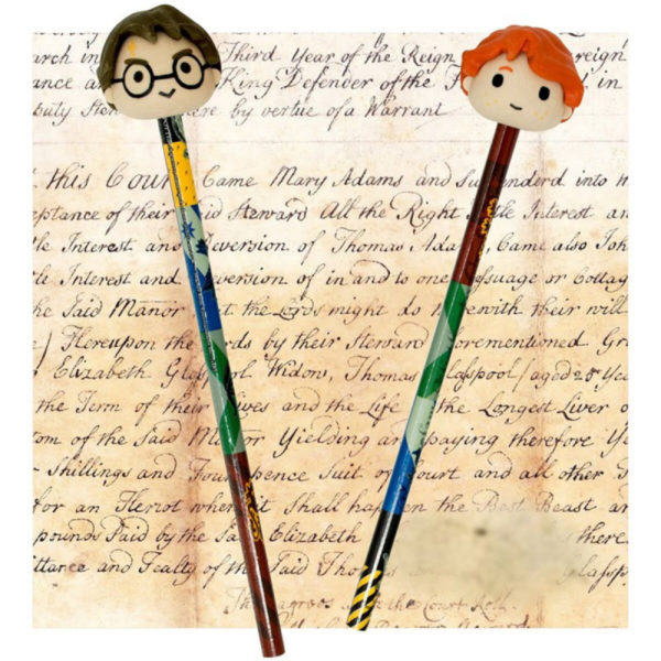 Duo crayons + gomme Harry Potter