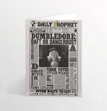 Carte Postale - Minalima - Dumbledore Daily Prophet - Lenticulaire