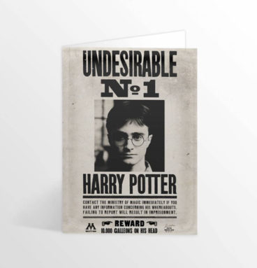 Carte Minalima - "Indésirable n°1 Harry Potter"