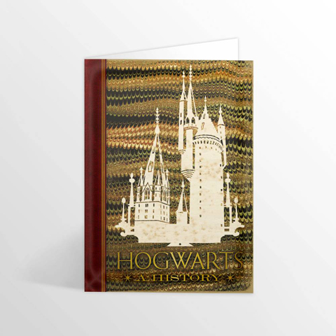Carte 2 volets Hogwarts : A History