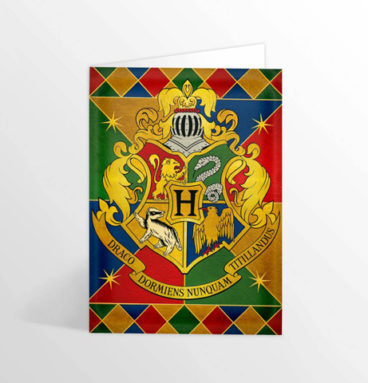 Carte 2 volets Blason de Hogwarts