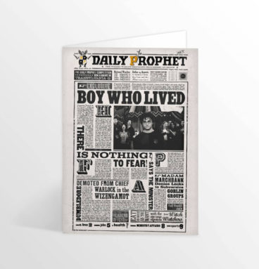 Carte Lenticulaire Harry Potter Daily Prophet