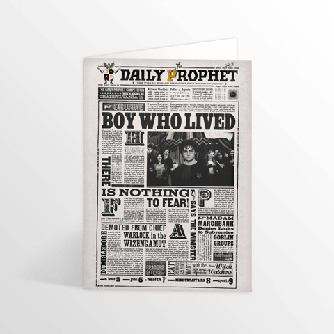 Carte Postale - Minalima - Daily Prophet Harry Potter