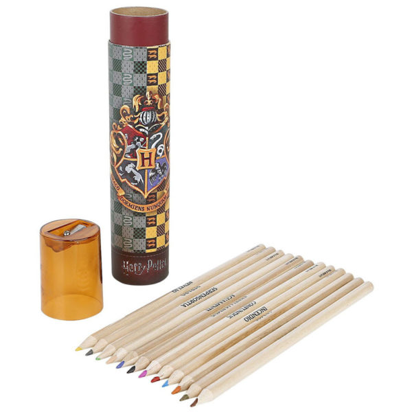 Tube de Crayons de Couleur Poudlard