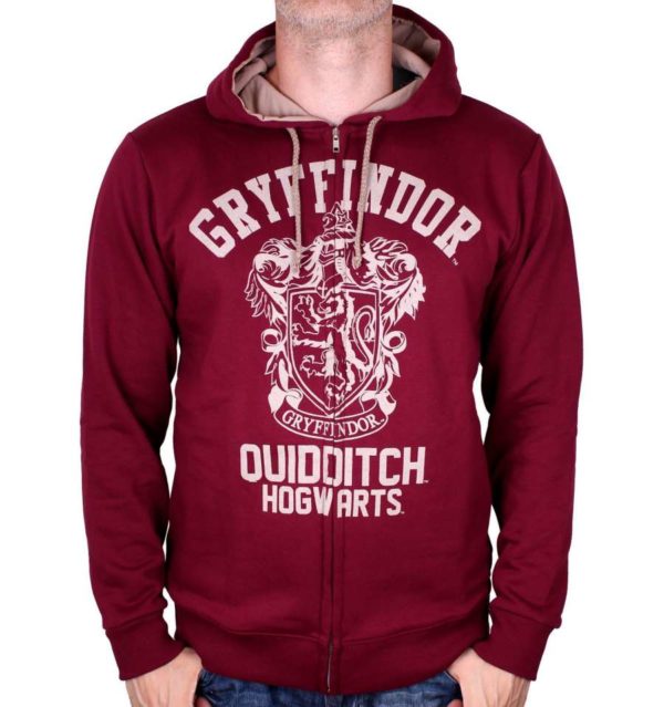 Sweatshirt Zippé Gryffondor Quidditch