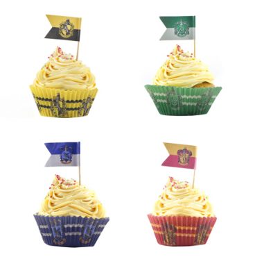 Harry Potter - Lot de décorations pour 96 cupcakes