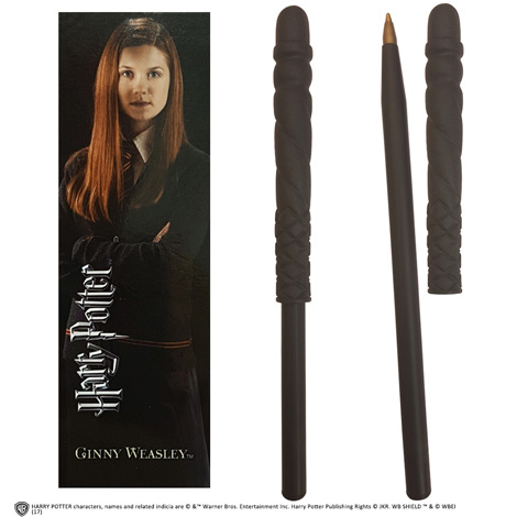 Stylo baguette - Ginny Weasley - avec marque-page