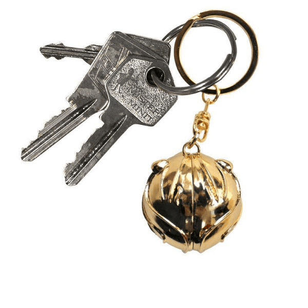 Porte-clés vif d'or 3D