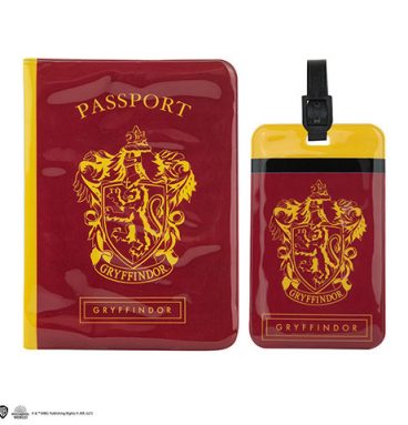 Couverture de Passeport et Porte-étiquette Gryffondor