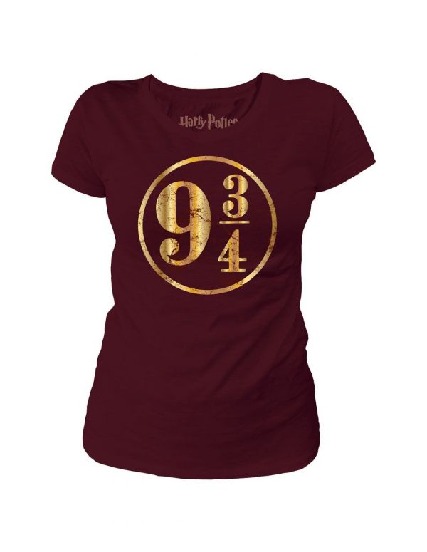 T-shirt 9 34 Bordeaux Or