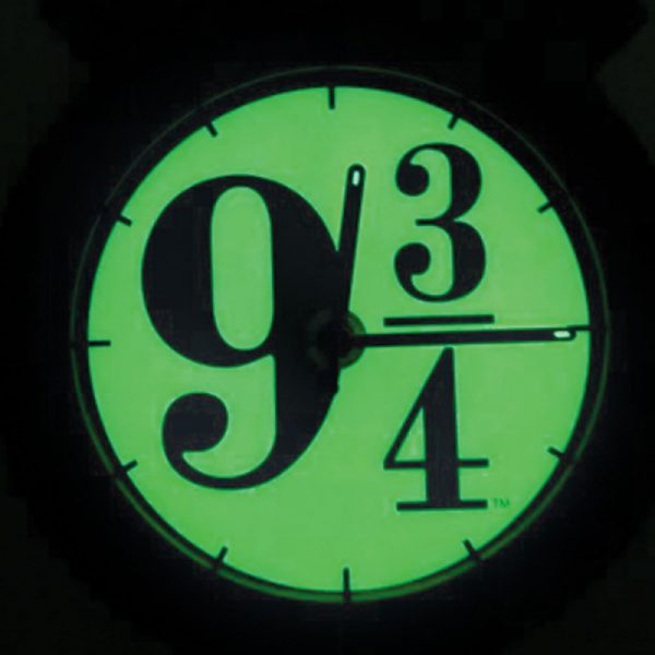 Horloge Applique Quai 9 34 Phosphorescente avec Support Métallique2