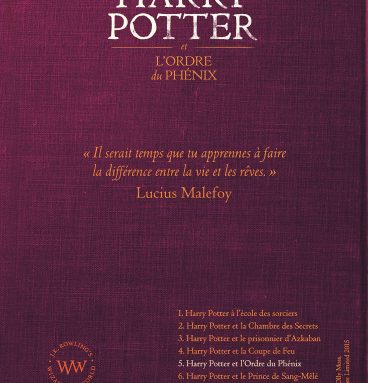 Harry Potter et l'Ordre du Phénix livre