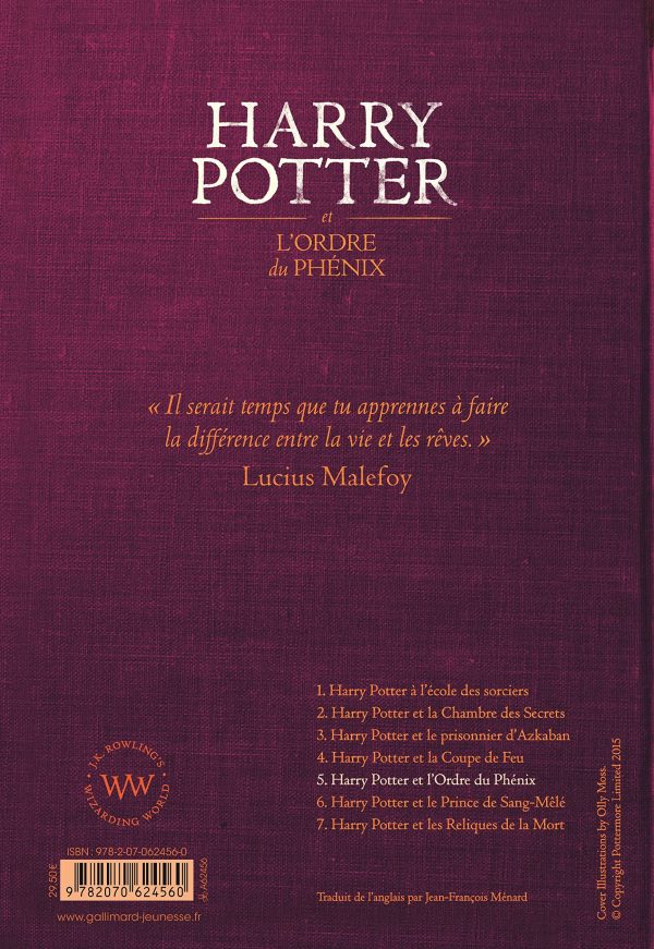 Harry Potter et l'Ordre du Phénix livre
