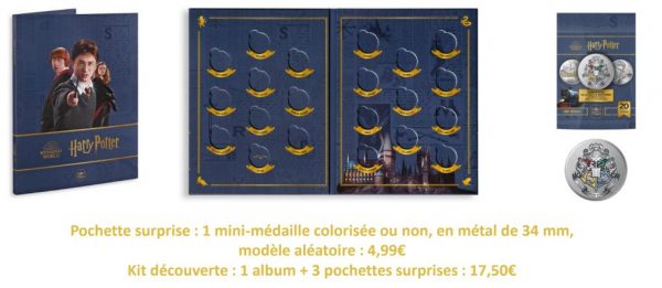 Mini médaille Monnaie de Paris x Harry Potter