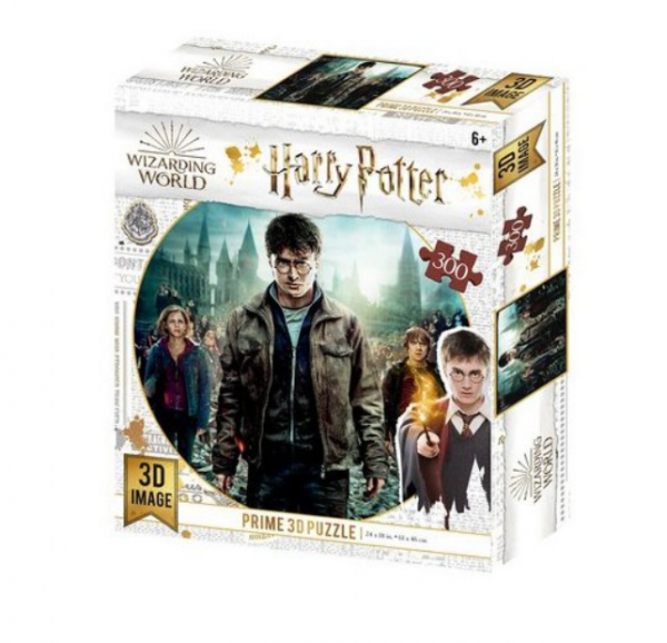 Puzzle lenticulaire 3D - 300P - Harry, Ron & Hermione