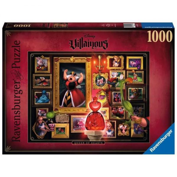 Villainous - Reine de coeur - Puzzle 1000 pièces