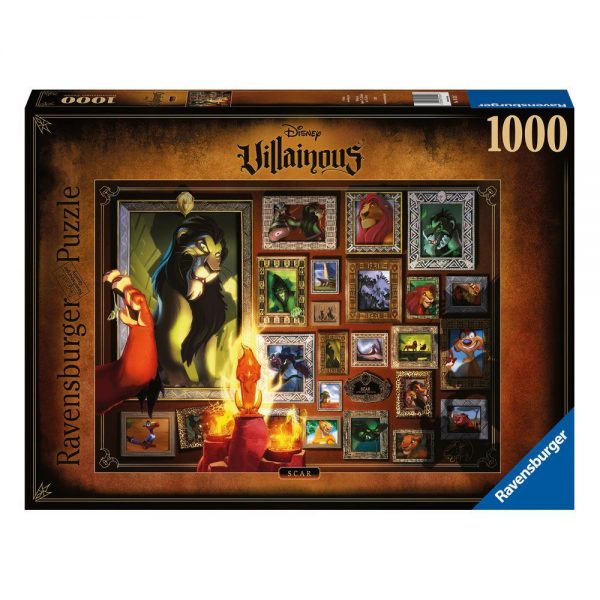 Villainous - Scar - Le roi lion - Puzzle 1000 pièces