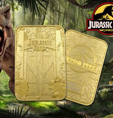 Ticket Plaqué or - Entrée Jurassic Park