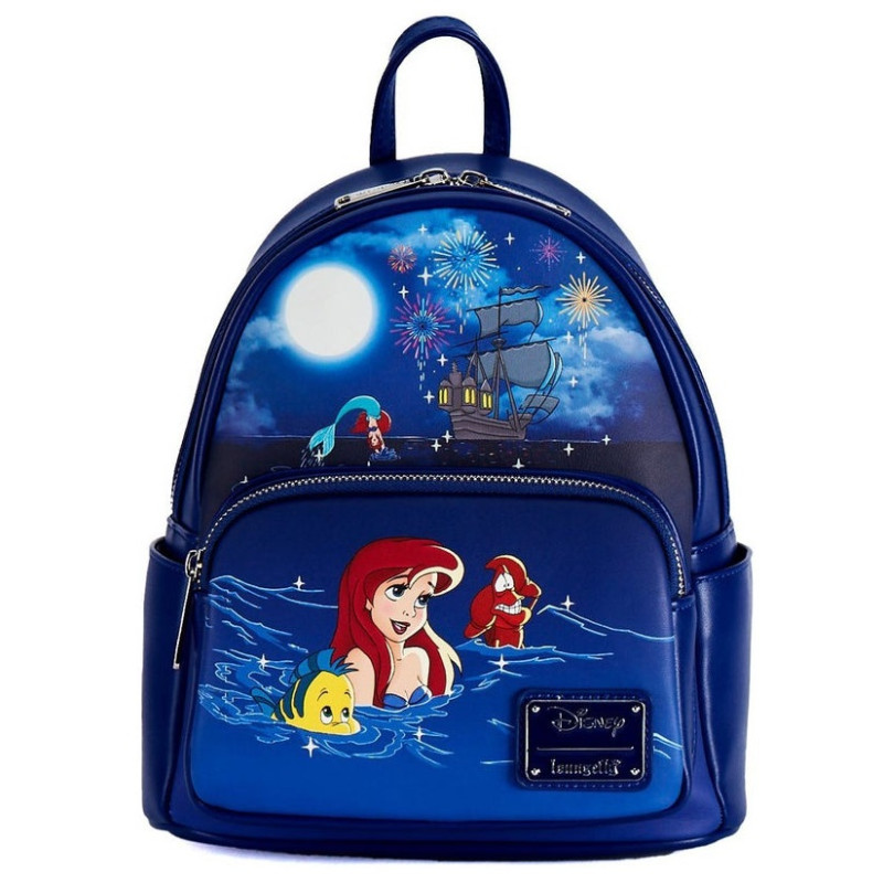 Sac Bandoulière Enfant Petite Sirène Miquelrius - 11x11x4cm, Polyester Recyclé, Cordon Réglable Sécurité