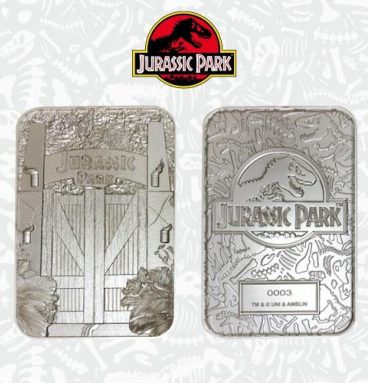 Ticket Plaqué argent - Entrée Jurassic Park