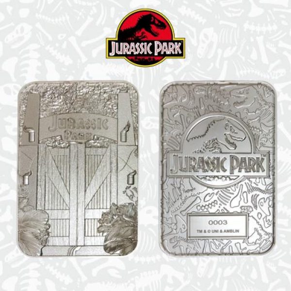 Ticket Plaqué argent - Entrée Jurassic Park