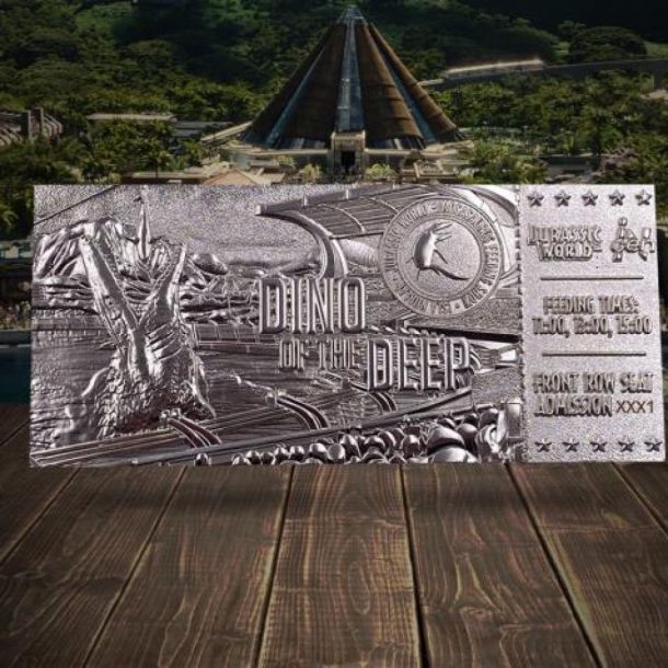 Rocky III - Réplique World Heavyweight Boxing Championship Ticket Plaque Or 5060662466519