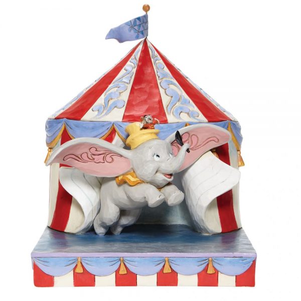 Figurine Disney - Jim Shore - Dumbo au dessus du Chapiteau
