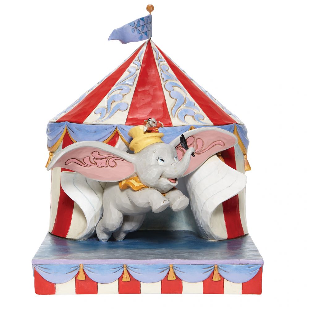 Figurine Disney - Jim Shore - Dumbo au dessus du Chapiteau - Au Comptoir  des Sorciers