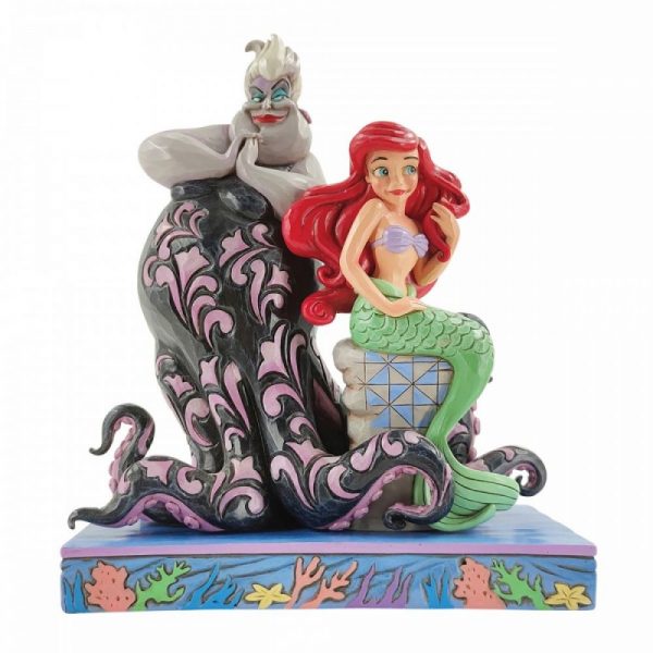 Figurine Disney - Jim Shore - La petite Sirène - Ariel et Ursula