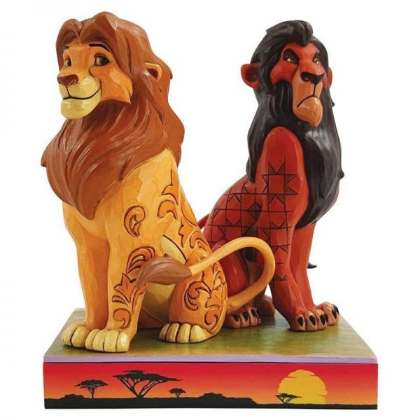 Figurine Disney - Jim Shore - le Roi Lion - Simba et Scar