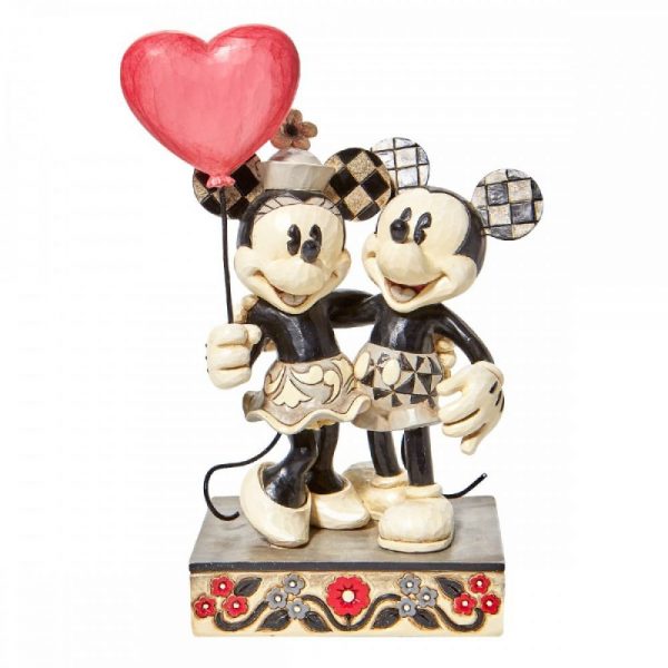 Mickey et Minnie Coeur - Jim Shore