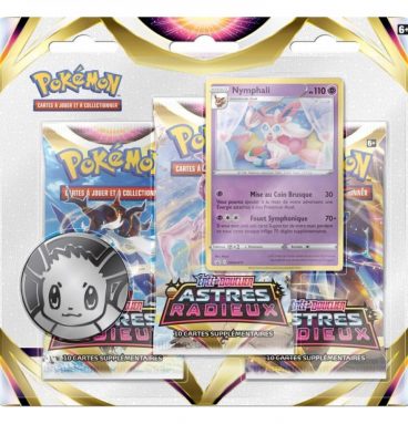 Pack 3 Boost Pokémon Epee Bouclier - Astres radieux - EB10