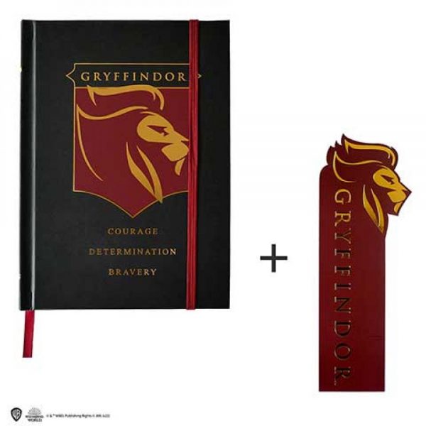 Carnet et marque-page - Harry Potter - Blason de Gryffondor