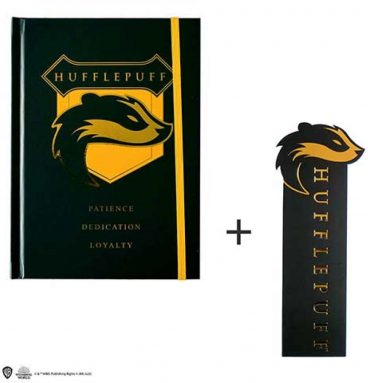 Carnet et marque-page - Harry Potter - Blason de Poufsouffle