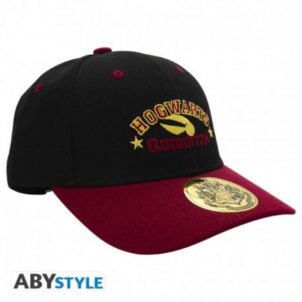 Casquette - Harry Potter - Quidditch - Noir et rouge