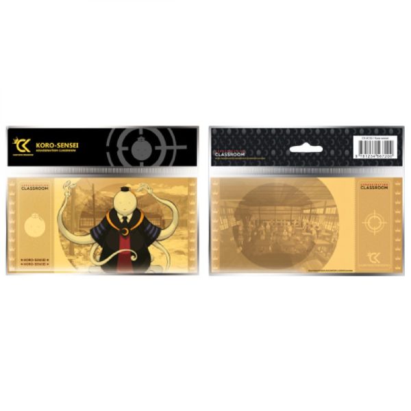 ASSASSINATION CLASSROM - Ticket d'or - Koro sensei 2 - Collection 1