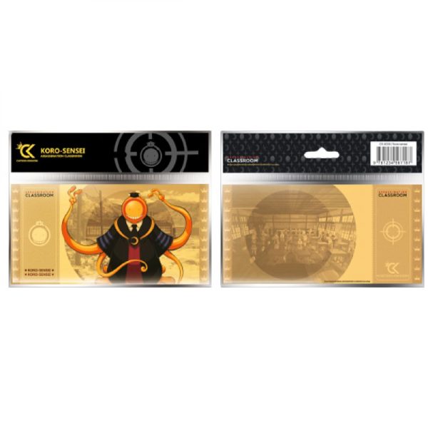 ASSASSINATION CLASSROM - Ticket d'or - Koro sensei 4 - Collection 1