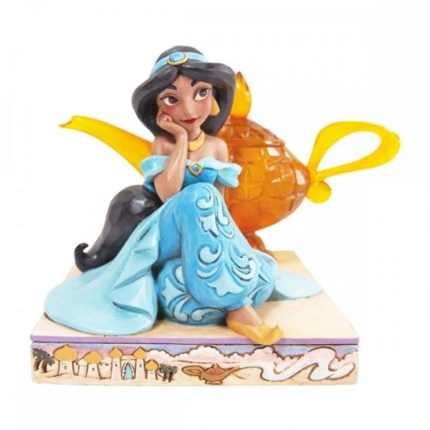 Figurine Disney - Jim Shore - Jasmine - La Lampe Du Génie - Au Comptoir ...