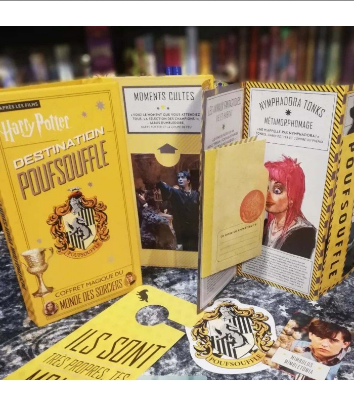 Coffret magique du monde des sorciers Destination Poufsouffle Au