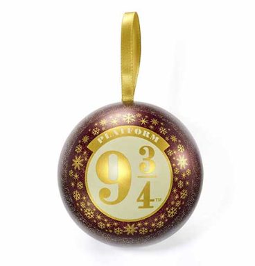 Boule de Noël - Harry Potter - Voie 9¾ avec collier
