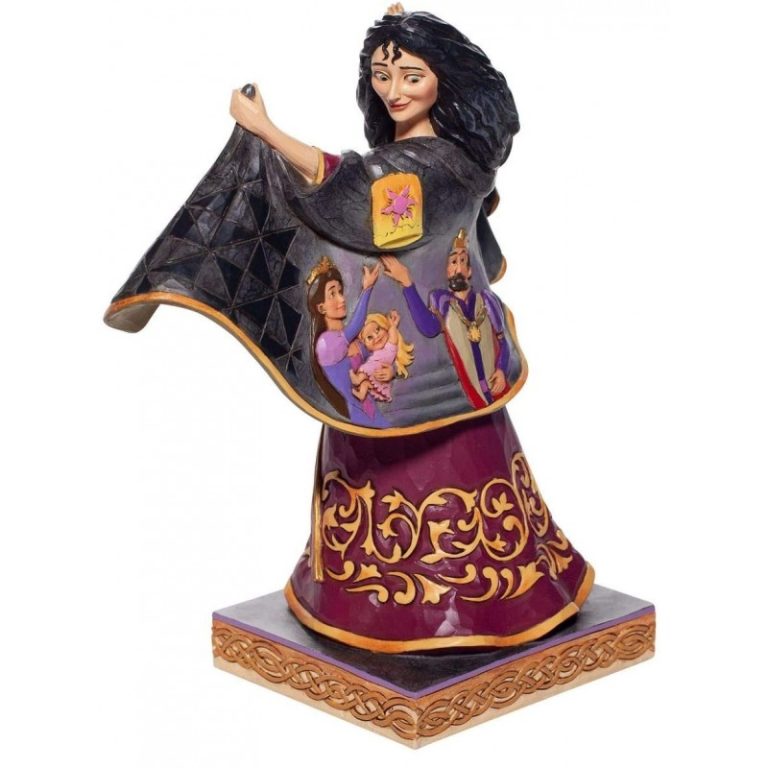 Figurine Raiponce – Livre De Conte – Enesco – Résine Bleue – Collection