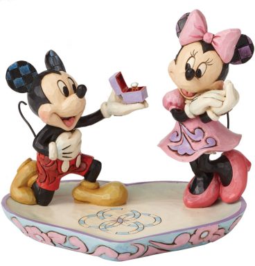DISNEY - Jim Shore - Mickey et Minnie - Un moment magique