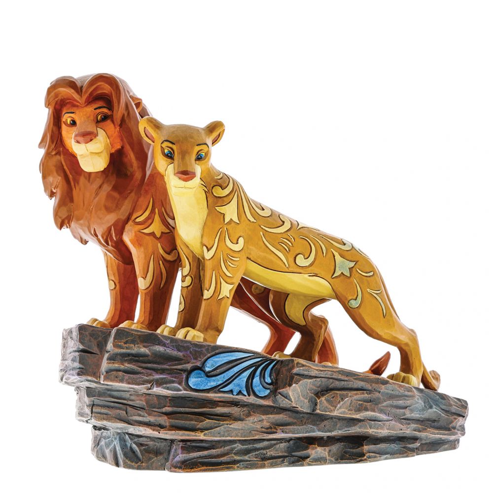 Figurine Disney - Jim Shore - Le roi lion - L'amour au rocher de la fierté  - Au Comptoir des Sorciers