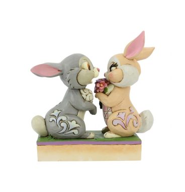 DISNEY - Jim Shore - Panpan et Miss Bunny - Bouquet pour bouquin
