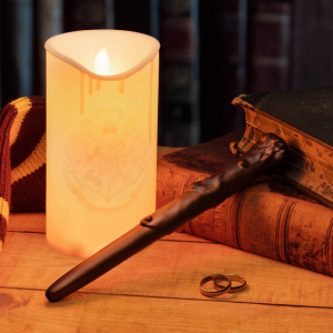 Harry Potter - Lampe Blasons Poudlard avec baguette de contrôle - Déco  murale