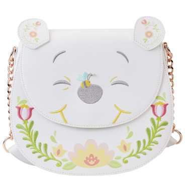 Sac à main blanc floral Winnie l'ourson